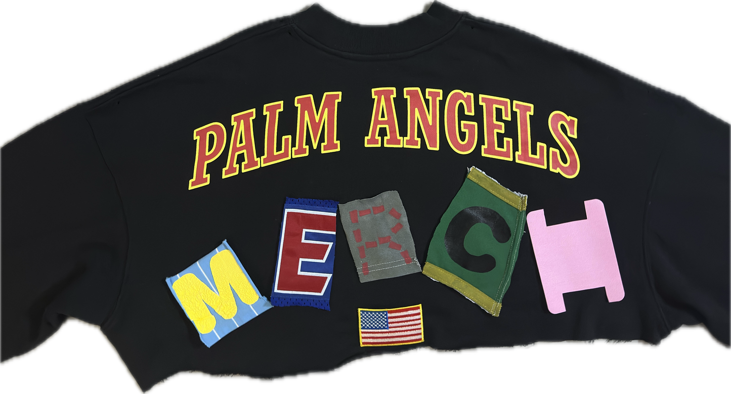 Thrift Collection Palm Angels Bear Crewneck Sweater