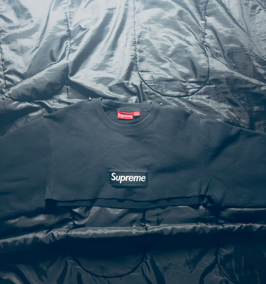 Supreme Black Box Logo Crewneck Sweater 2018